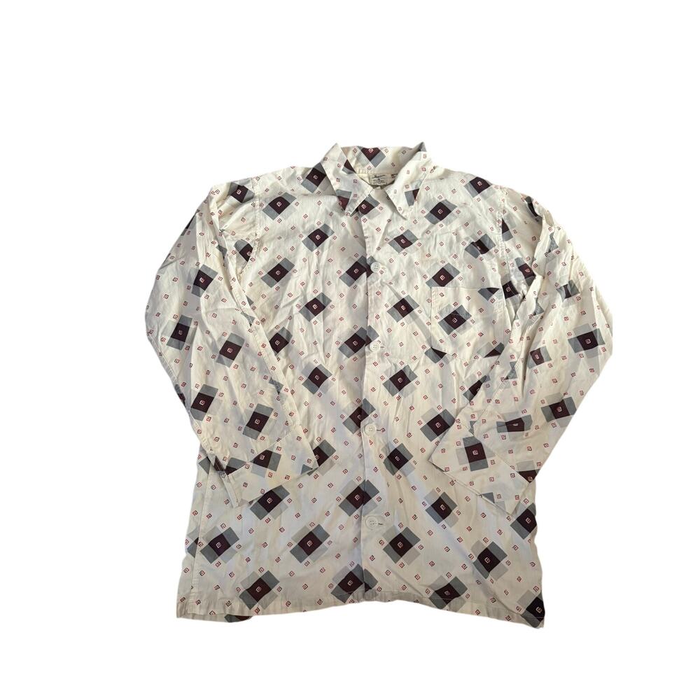 Vintage Jayson Jay-Belt Geometric Button Up